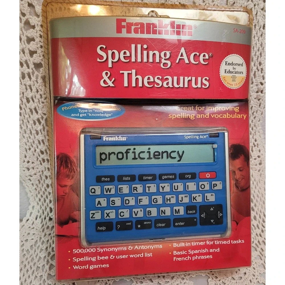 NEW Franklin Electronic Spelling Ace SA-209, Spelling Corrector w/ Thesaurus